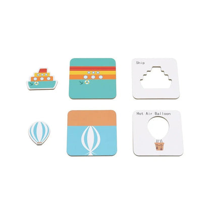 Puzle "Pogodi ko sam" - Vozila - Mini Bambini