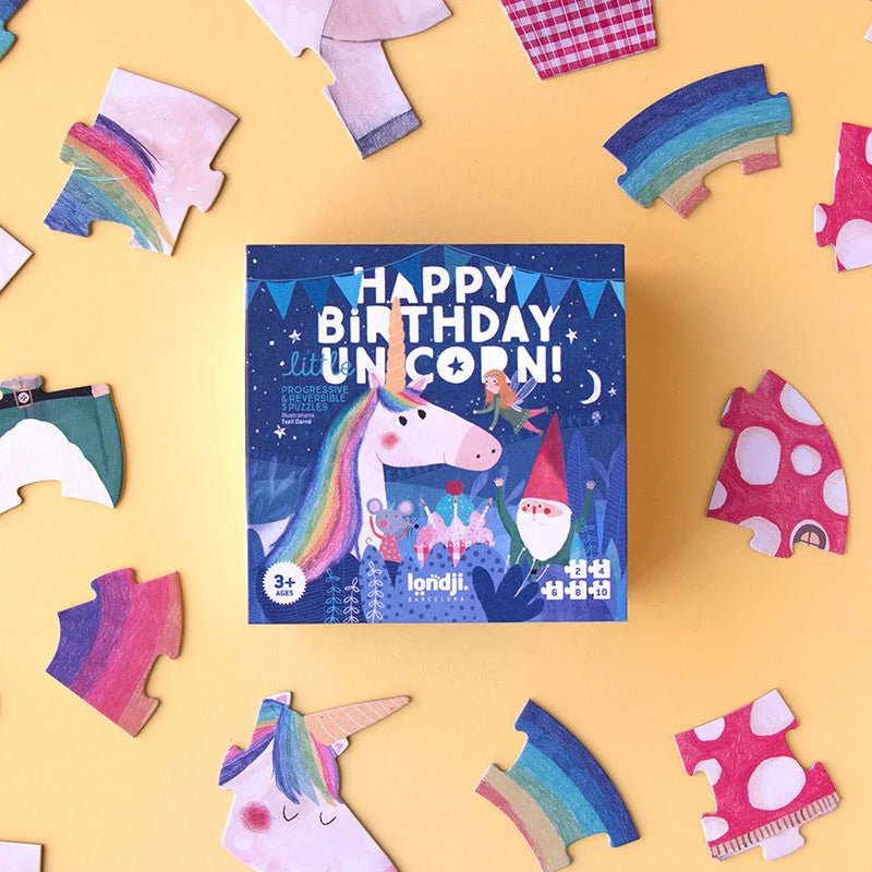 Puzle Srećan rođendan jednorogu! - Mini Bambini