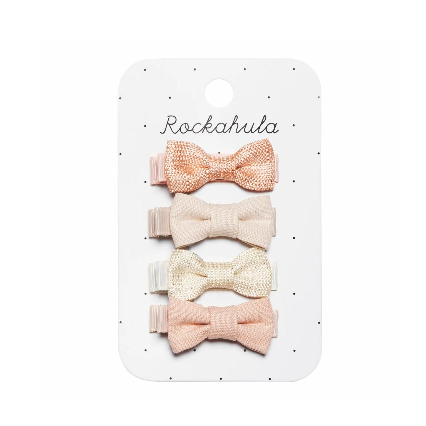 Rockahula set šnalica - Linen Mini Bow - Mini Bambini