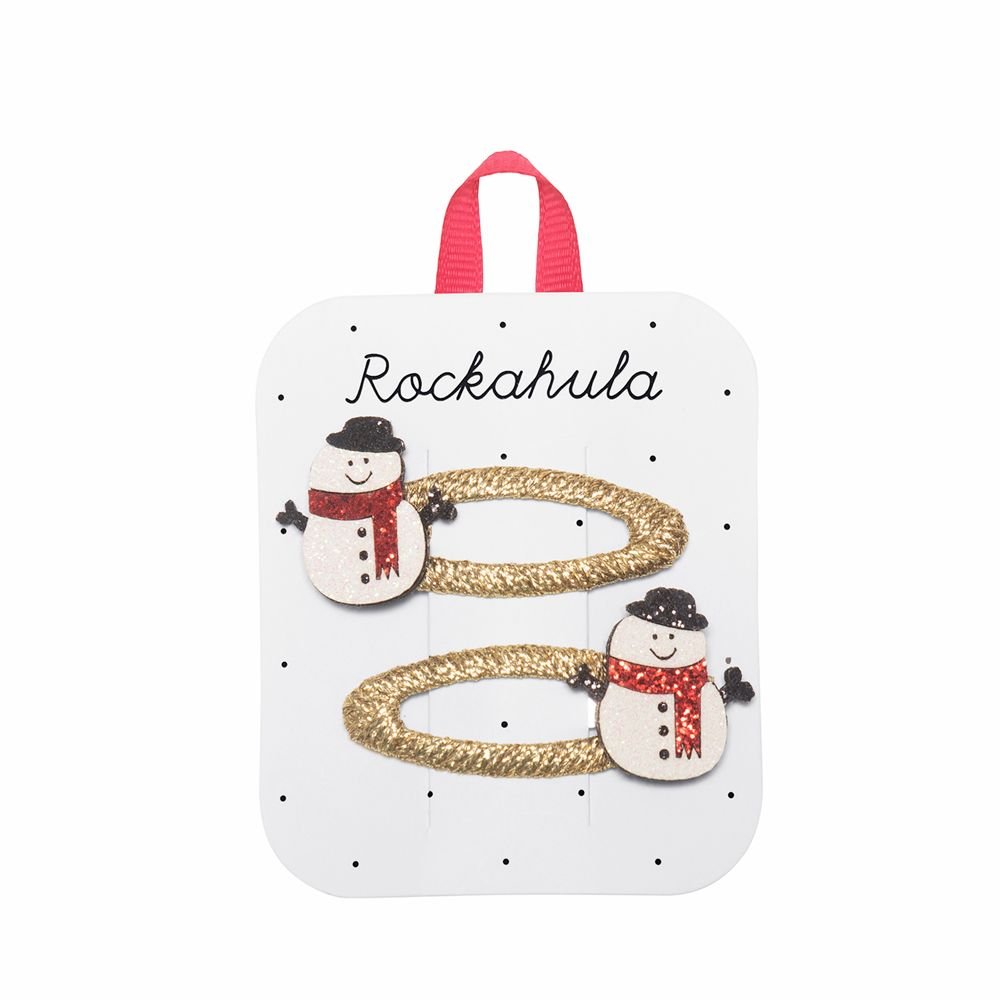 Rockahula Šnalice - Snowman Glitter - Mini Bambini
