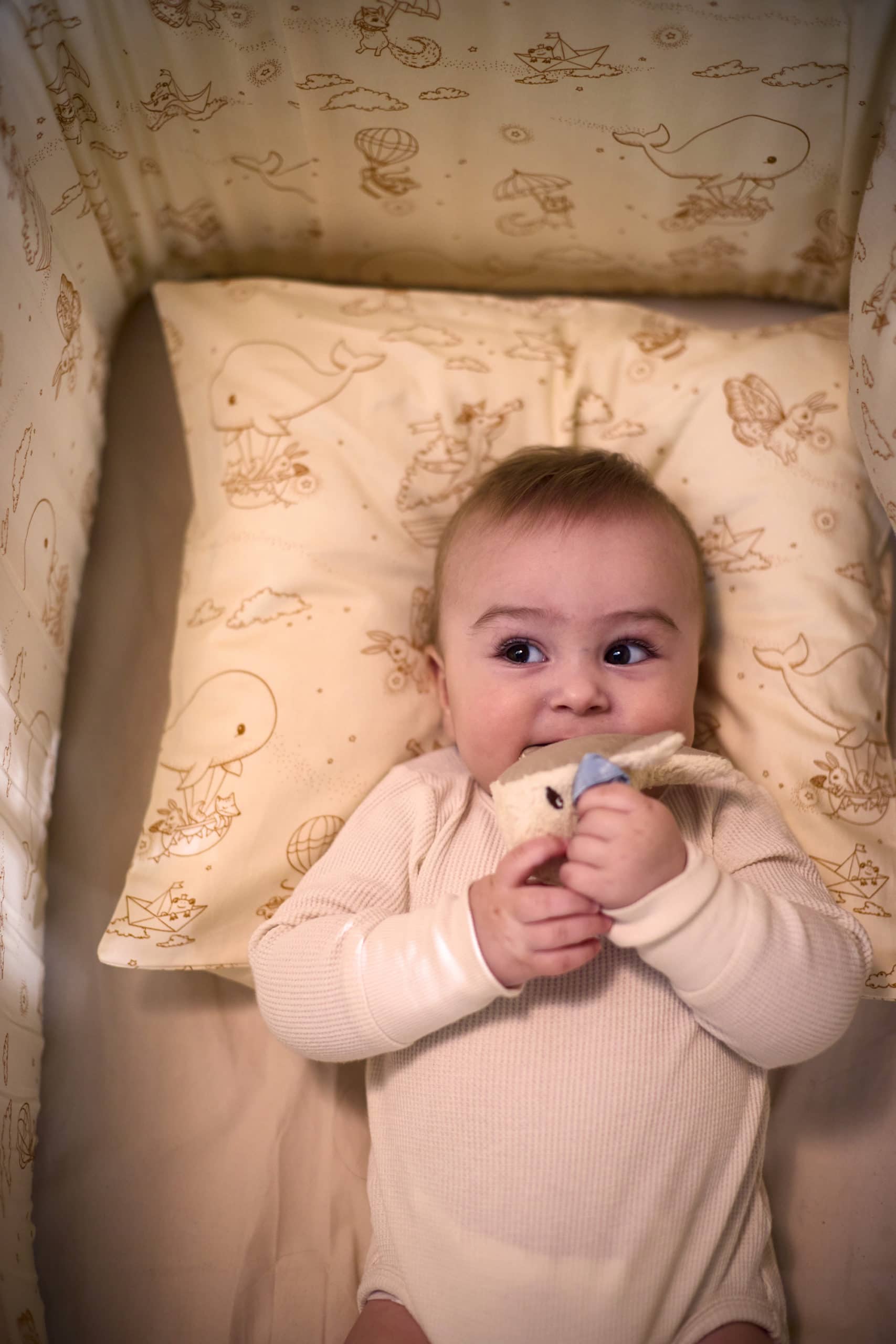 Senzorne igračke za bebe 3 kom "Pospani avanturisti" - Mini Bambini