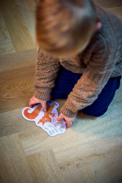 Set 4 puzle "Šumski prijatelji" - Mini Bambini