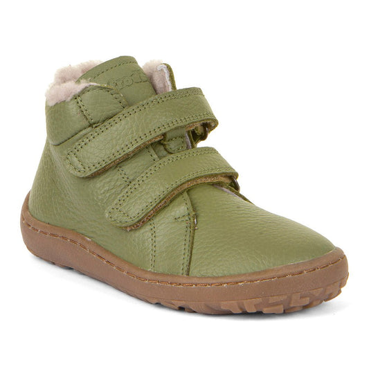Barefoot čizme Froddo, WINTER FURRY - zelena - Mini Bambini