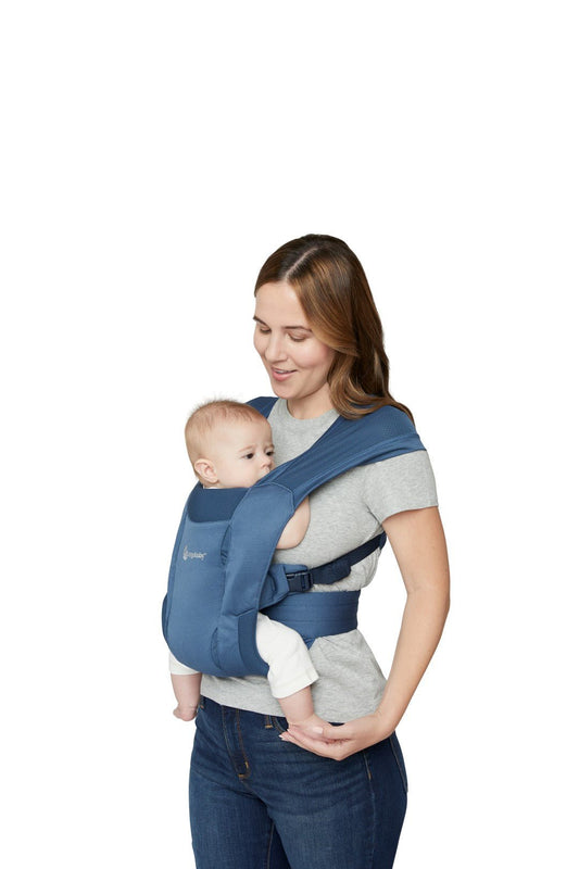 Ergonomska kengur nosiljka Ergobaby Embrace Soft Air Mesh - Blue