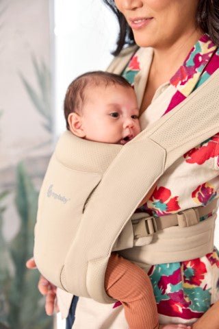 Ergonomska kengur nosiljka Ergobaby Embrace Soft Air Mesh - Cream - Mini Bambini