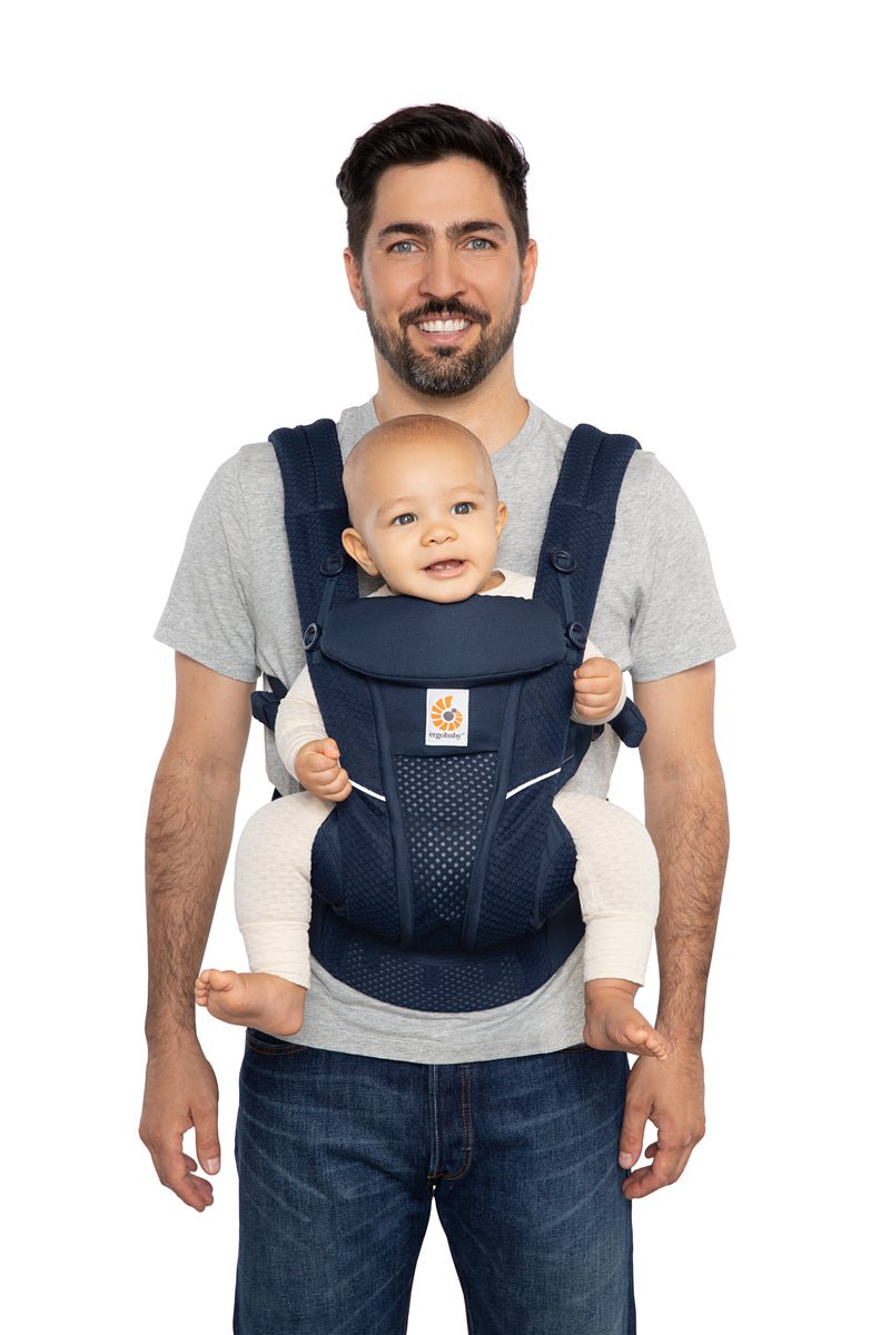 Ergonomska kengur nosiljka Ergobaby Omni Breeze - Midnight blue - Mini Bambini